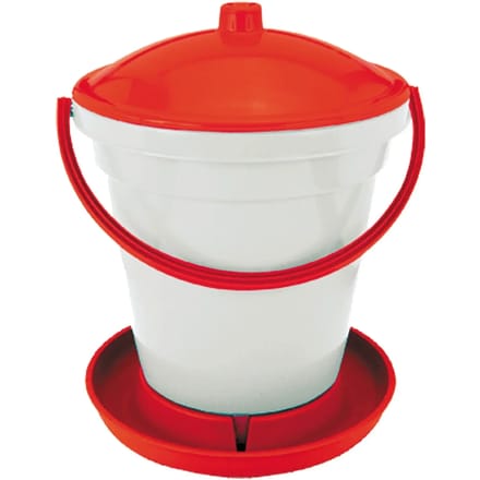 Drinkbak voor pluimvee plastic emmer Chick'A