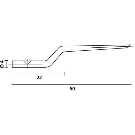HellermannTyton NA1K/3 PRONG-ML Reservedoorn Inhoud: 1 stuk(s)