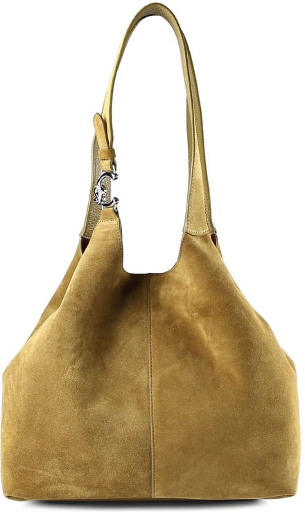 Coccinelle C-Easy Suede - Shopper 31 cm (zeegroen)