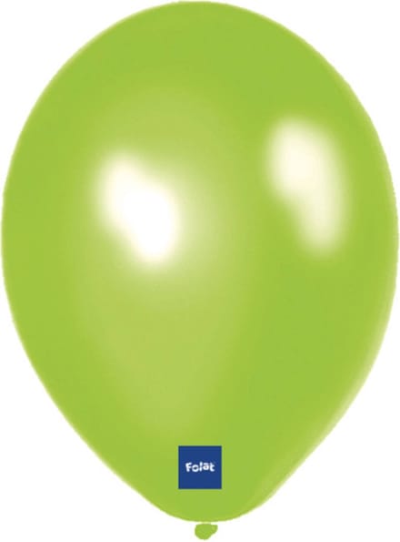 Folat - Folatex ballonnen Metallic Appelgroen 30 cm 100 stuks