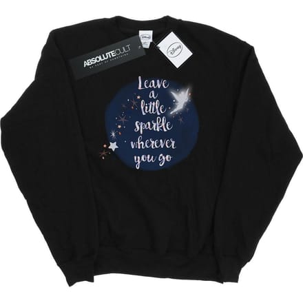 Disney Heren Tinker Bell A Little Sparkle Sweatshirt (Zwart)