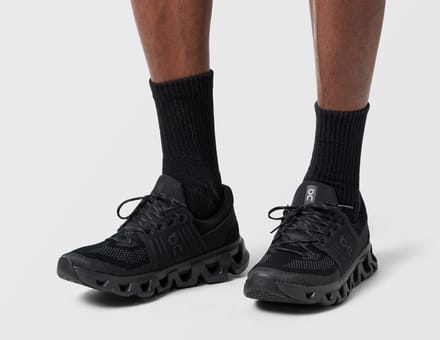On Cloudswift Sneakers Heren - Zwart - Maat 46 - Mesh/Synthetisch
