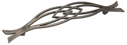 Gamet - Meubelgreep - Oud Zilver - 128mm - Elegant