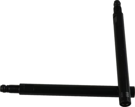 Vwp Ventielverlenger Fv 60mm Aluminium Zwart 2 Stuks