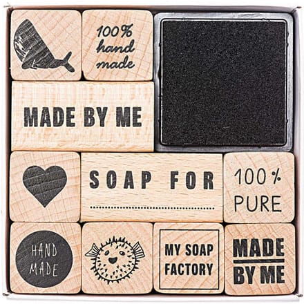 Zeep stempel set, 11 stuks