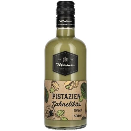 Meisner Liköre Meisner Pistazien Sahnelikör 15% Vol. 0,5l