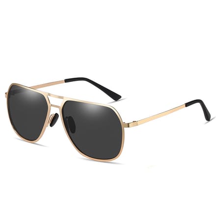 BUGOLINI® Masculinitas – Designer Zonnebril Voor Heren – Gepolariseerd – UV400 – Gold