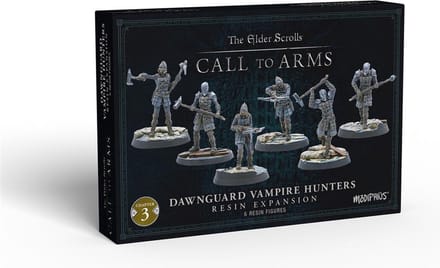 The Elder Scrolls: Call To Arms - Dawnguard Vampire Hunters - Miniature Game - Ongeschilderd