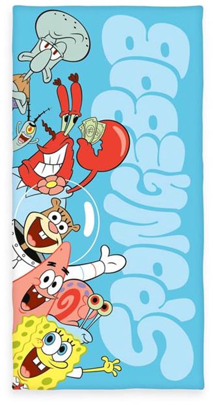 Spongebob Squarepants Strandlaken - 75x150 cm - Blue