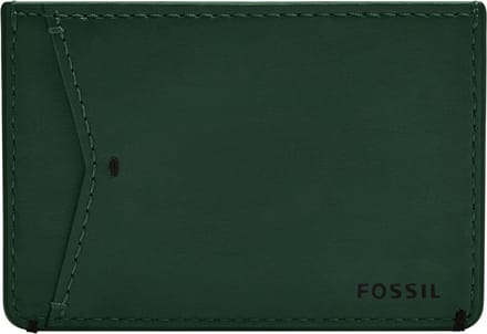 FOSSIL kaarthouder Joshua Vegan Cactus Card Case Smokey Blue Lichtblauw
