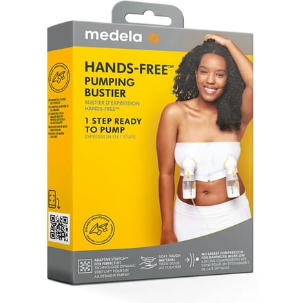 Medela Hands-Free Kolfbeha - Mt. M - Wit