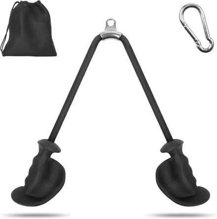 Ergonomisch Tricepstouw met Sterke Greep voor Kabeltrainingen en Krachttraining
