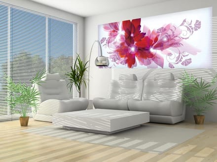Flowers Abstract  Photo Wallcovering