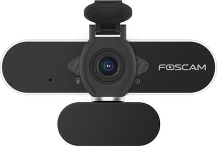 Foscam W21 Webcam - Full HD - Omni directionele microfoon - USB Webcam - 2MP - 1080p - Privacy Cover - Skype Zoom YouTube - Mac OS, Linux, Android 5.0, Windows 7 - Zwart