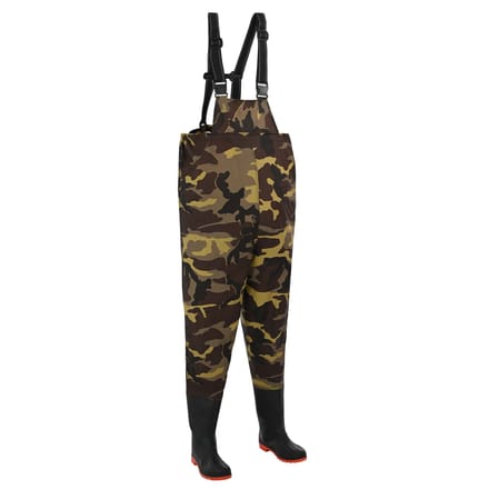 vidaXL Chest Waders met laarzen PVC gecoate polyester Maat 38