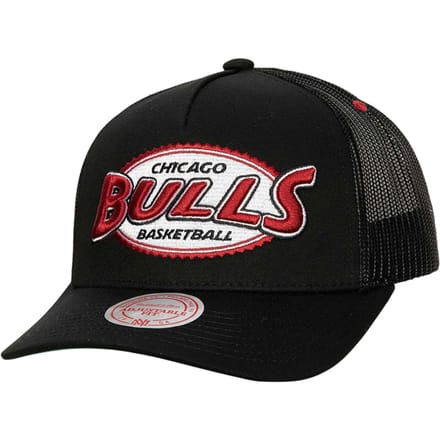 Mitchell And Ness NBA Chicago Bulls Snapback Trucker Pet Zwart