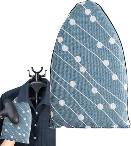 Strijkhandschoen - Stoomhandschoen Kleding - Kleding Stomen - Hittebescherming - 24.9 x 15.2 cm - Grijs