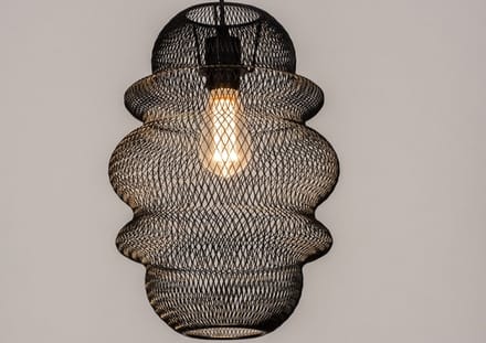Lumidora Hanglamp 74181 - NOUD - E27 - Zwart - Metaal - ⌀ 27 cm