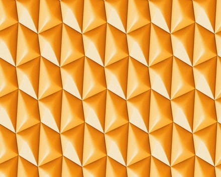 GRAFISCH 3D RETRO BEHANG - Oranje Wit - AS Creation Mac Stopa