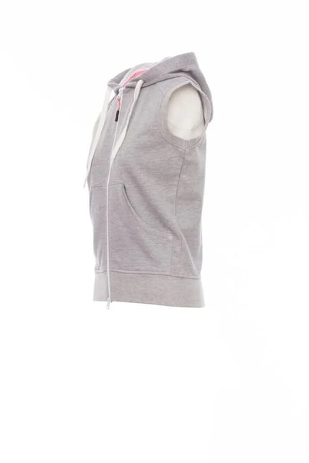 Mouwloos sweatshirt met capuchon voor dames Payper Wear Boxer+Lady Melange