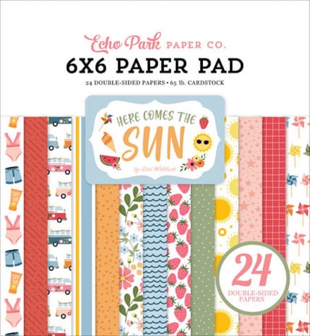 Echo Park - Here Comes The Sun 6x6 Inch Paper Pad (HCTS311023)