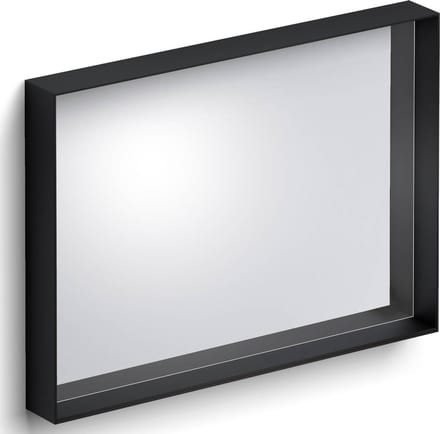 Clou Look at Me spiegel, 70cm, met omlijsting, mat zwart