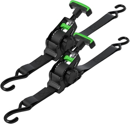 Spanbanden Ratel - Zware Last - Vervoer Beveiligen - Hoge Spanning - 330 cm - Groen