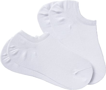 Damart - Set van 2 paar gemengde en onzichtbare Climatyl sokken - Dames - Wit - 35/38