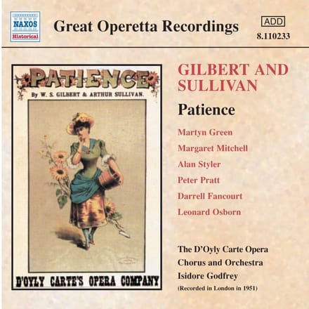 The D'Oyly Carte Opera Chorus And Orchestra, Isidore Godfrey - Patience (CD)