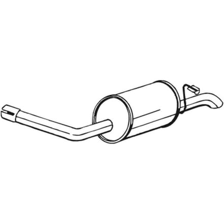 Geluiddemper achter BOSAL 154-927