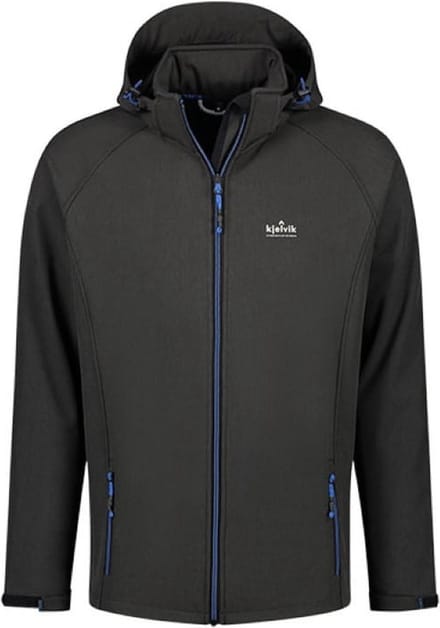 Kjelvik Pelle zwart softshell heren jas S