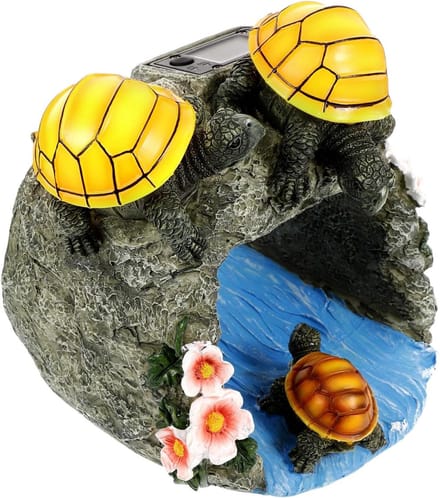 Schildpad Afvoerpijp Ornament - Goot Decoratie - Tuin Drainage Verbeteren - Functioneel en Decoratief - 17 cm - Assorted