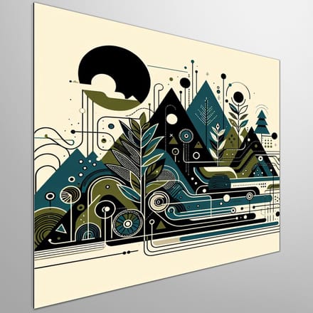Kunstprint | Wanddecoratie | Dibond | 40 × 40 cm