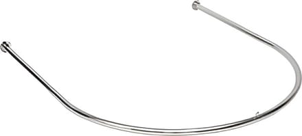 Paskamer C-model Chrome/Used look (frame zonder gordijnen)