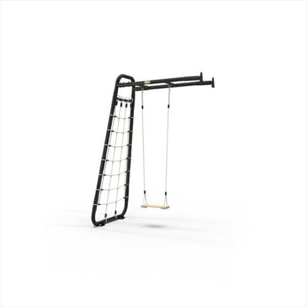 EXIT GetSet Monkeybar MB110 - Monkey Bar Klimrek voor Buiten - Speeltoestel voor Kinderen - Wandmontage - Zwart