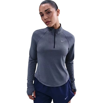 Damestrui met lange mouwen en 1/4 rits Nike Tempo