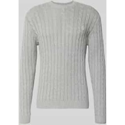 slim fit gebreide trui puur katoen