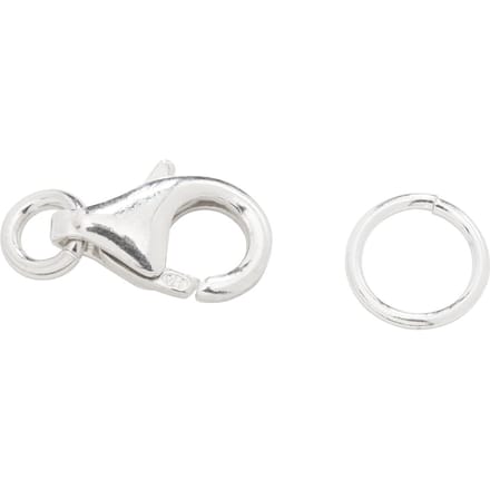 Karabijnsluiting, 925 sterling zilverZilver