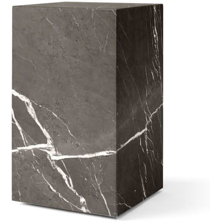 Audo - Plinth Tafel - bruingrijs marmer - tall