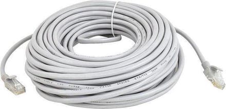 ValeDelucs Internetkabel 15 meter - CAT6 UTP Ethernet kabel RJ45 - Patchkabel LAN Cable Netwerkkabel - Lichtgrijs