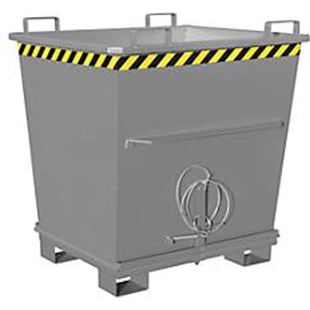 Bodemklepcontainer BKB 1000, grijs