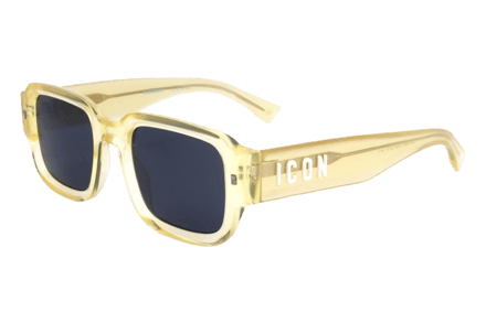 Dsquared2 ICON 0009/S 40G Zonnebril - Heren - Geel