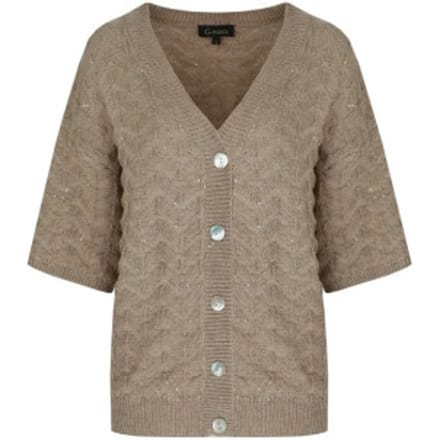 G-Maxx Tate knitting cardigan taupe