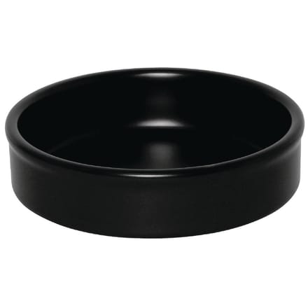 Olympia stapelbaar schaaltje mat zwart 13,4x3cm (6 stuks)