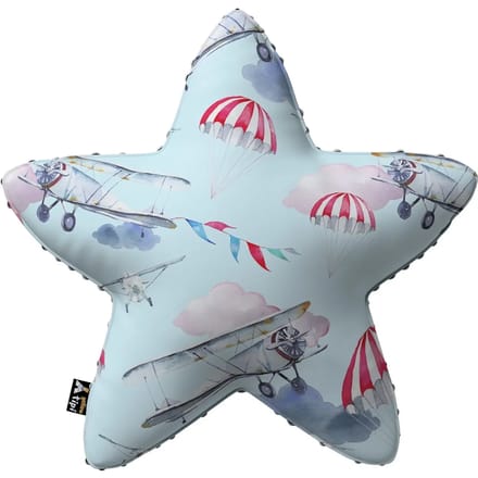 Kussen met minky Yellow Tipi Lucky Star Magic Collection