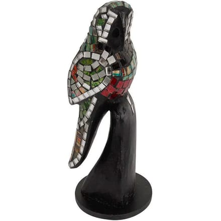Decoratief object Pole To Pole Mosaic Parrot S