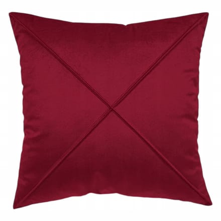 Decoratieve Kussenhoes Velours Bordeaux 45x45 cm