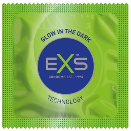 EXS Glow in the Dark lichtgevende condooms 100 stuks (grootverpakking)