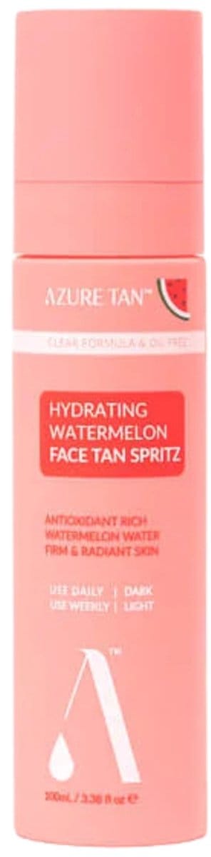 Hydrating Watermelon Face Tan Spritz 100ml, Azure Tan