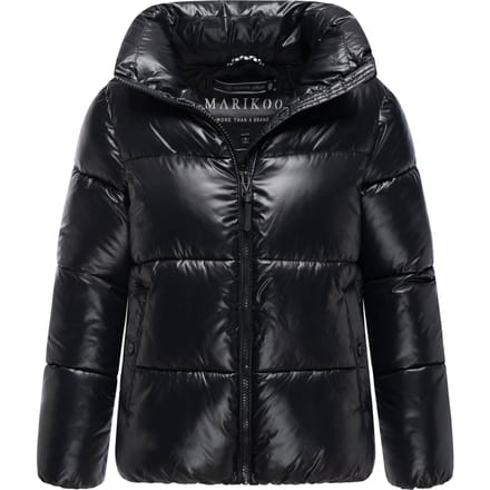 Marikoo dames winterjas Hazalee in puffer-stijl met glanzende look